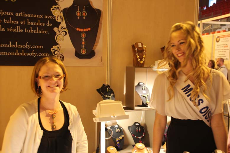Foire de Beauvais visite de Miss Oise 2014 -28