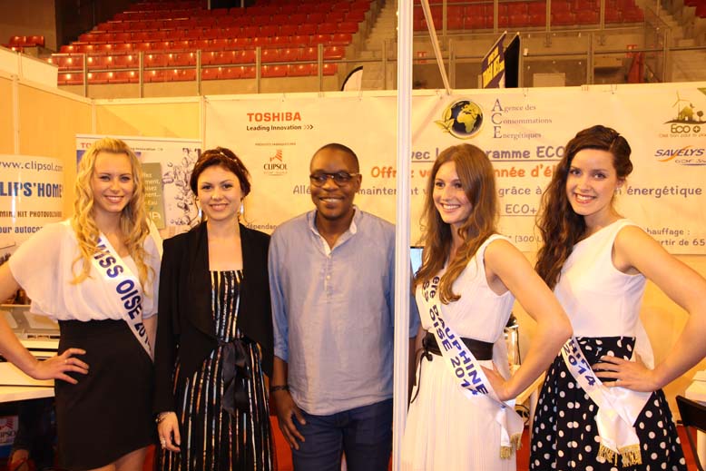 Foire de Beauvais visite de Miss Oise 2014 -4