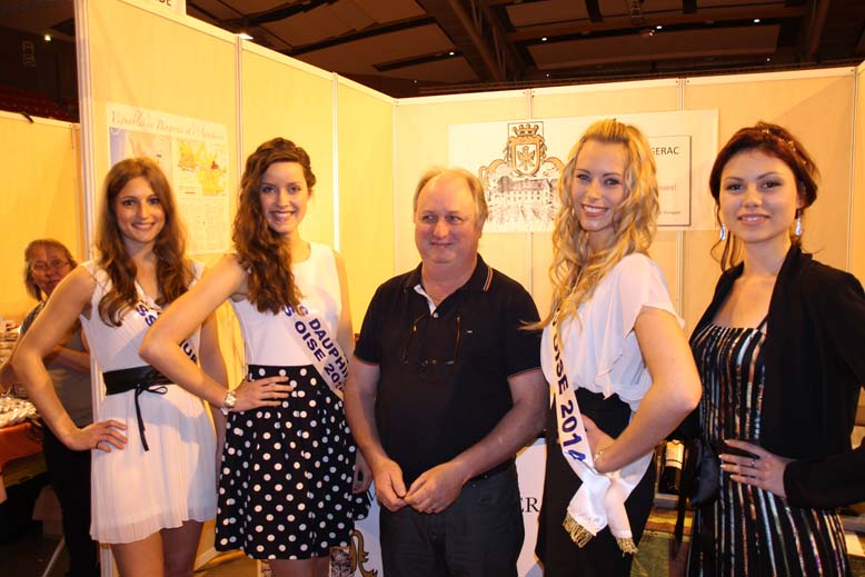 Foire de Beauvais visite de Miss Oise 2014 -5