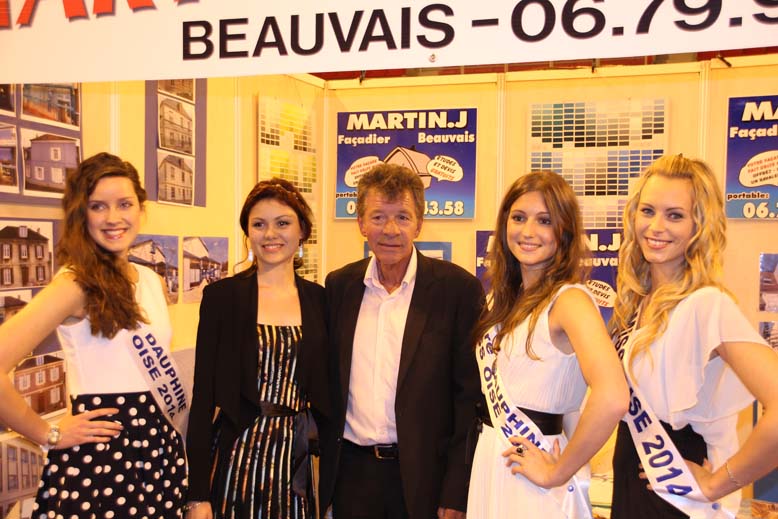 Foire de Beauvais visite de Miss Oise 2014 -9